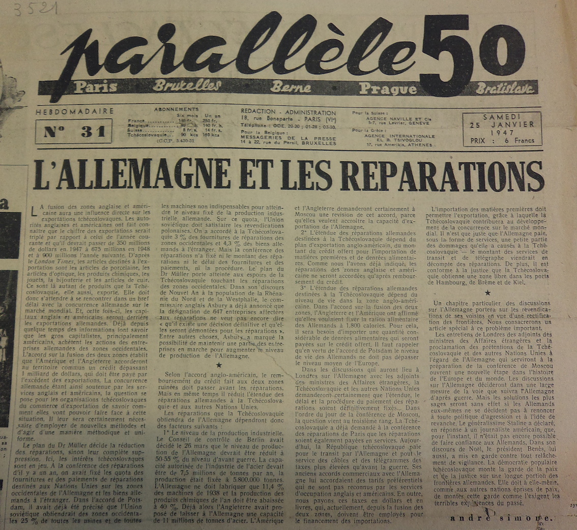 P50 N°31 25 janvier 1947